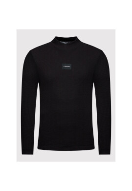 Calvin Klein Пуловер Textured K10K109053 Черен Regular Fit - Pepit.bg
