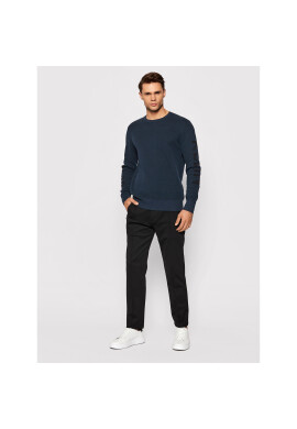Calvin Klein Пуловер Two Tone Micro Structure K10K107460 Тъмносин Regular Fit - Pepit.bg