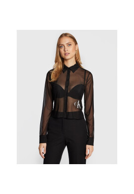 Calvin Klein Риза J20J219794 Черен Regular Fit - Pepit.bg