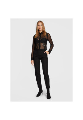 Calvin Klein Риза J20J219794 Черен Regular Fit - Pepit.bg