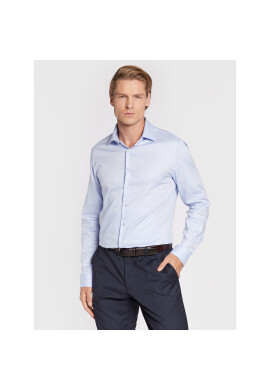 Calvin Klein Риза K10K108427 Син Fitted Fit - Pepit.bg