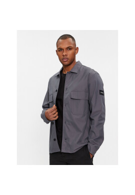 Calvin Klein Риза K10K109920 Сив Regular Fit - Pepit.bg