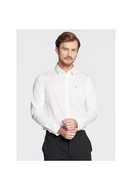 Calvin Klein Риза K10K110856 Бял Slim Fit - Pepit.bg
