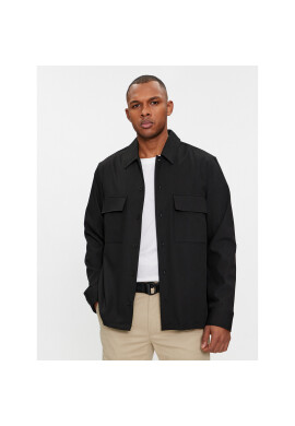 Calvin Klein Риза K10K112289 Черен Regular Fit - Pepit.bg