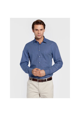 Calvin Klein Риза Multi Square K10K109886 Син Slim Fit - Pepit.bg