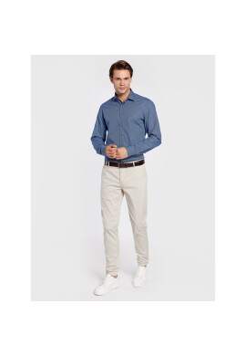 Calvin Klein Риза Multi Square K10K109886 Син Slim Fit - Pepit.bg
