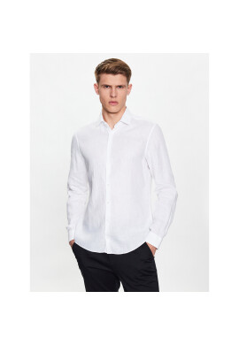 Calvin Klein Риза Solid K10K109286 Бял Slim Fit - Pepit.bg