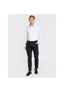 Calvin Klein Риза Structure K10K110570 Бял Slim Fit - Pepit.bg