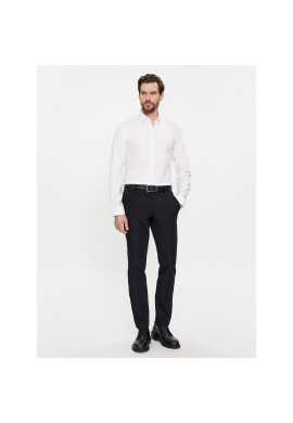 Calvin Klein Риза Structure K10K112106 Бял Slim Fit - Pepit.bg