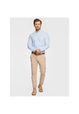 Calvin Klein Риза Washed Oxford Solid K10K109887 Син Slim Fit - Pepit.bg