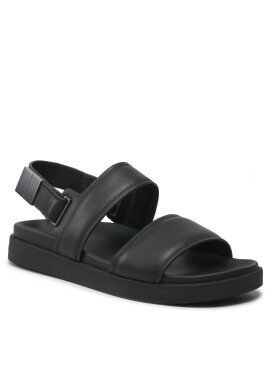 Calvin Klein Сандали Back Strap Sandal Lth HM0HM00946 Черен - Pepit.bg
