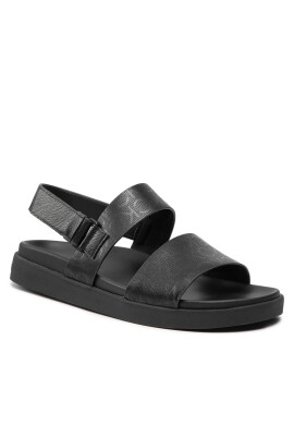 Calvin Klein Сандали Back Strap Sandal Lth Mono HM0HM00468 Черен - Pepit.bg