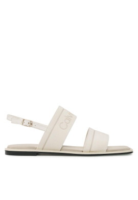 Calvin Klein Сандали Squared Flat Sandal He HW0HW01496 Екрю - Pepit.bg