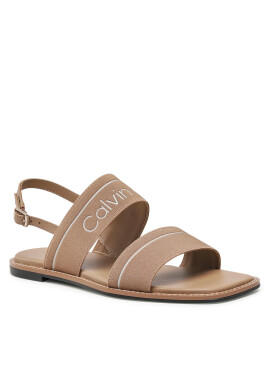 Calvin Klein Сандали Squared Flat Sandal He HW0HW01496 Кафяв - Pepit.bg