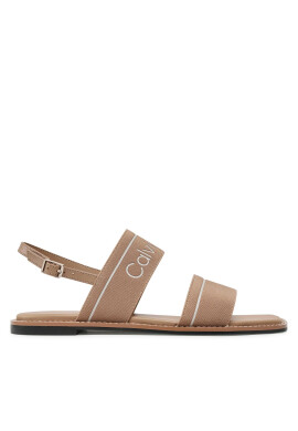 Calvin Klein Сандали Squared Flat Sandal He HW0HW01496 Кафяв - Pepit.bg