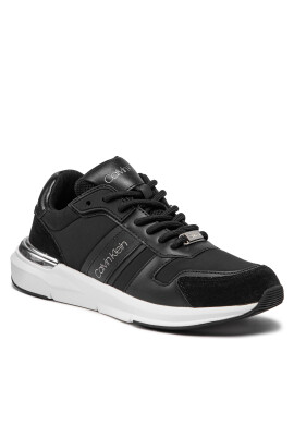 Calvin Klein Сникърси Flexrunner Mixed Materials HW0HW00643 Черен - Pepit.bg