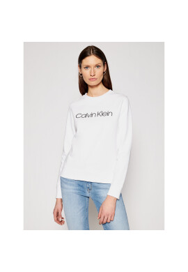 Calvin Klein Суитшърт Core Logo K20K202017 Бял Regular Fit - Pepit.bg