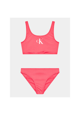 Calvin Klein Swimwear Бански костюм KY0KY00029 Розов - Pepit.bg
