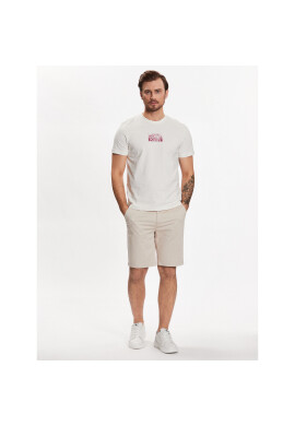 Calvin Klein Тишърт Cloud Logo K10K111119 Бял Regular Fit - Pepit.bg