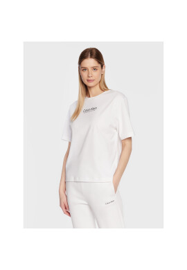 Calvin Klein Тишърт Coordinates Logo Graphic K20K204996 Бял Regular Fit - Pepit.bg