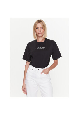 Calvin Klein Тишърт Coordinates Logo Graphic K20K204996 Черен Regular Fit - Pepit.bg