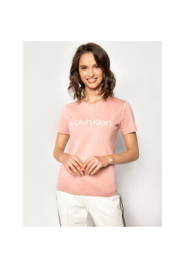 Calvin Klein Тишърт Core Crew Tee K20K202018 Розов Regular Fit - Pepit.bg