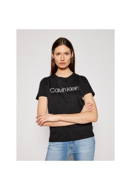Calvin Klein Тишърт Core Logo K20K202018 Черен Regular Fit - Pepit.bg