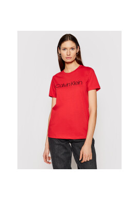 Calvin Klein Тишърт Core Logo K20K202018 Червен Regular Fit - Pepit.bg