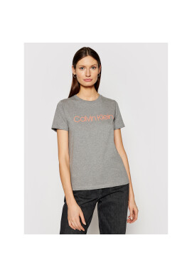 Calvin Klein Тишърт Core Logo K20K202018 Сив Regular Fit - Pepit.bg