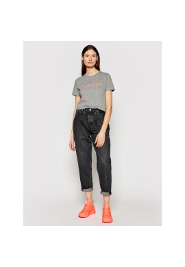Calvin Klein Тишърт Core Logo K20K202018 Сив Regular Fit - Pepit.bg