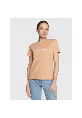 Calvin Klein Тишърт Core Logo K20K202142 Бежов Regular Fit - Pepit.bg