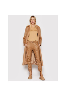 Calvin Klein Тишърт Core Logo K20K202142 Кафяв Regular Fit - Pepit.bg