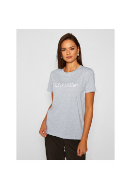 Calvin Klein Тишърт Core Logo K20K202142 Сив Regular Fit - Pepit.bg