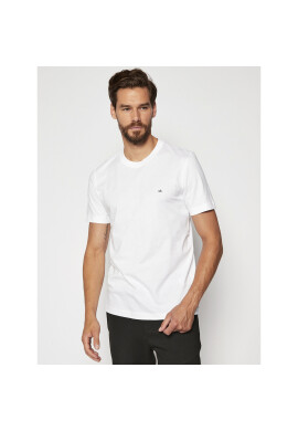 Calvin Klein Тишърт Embroidery K10K104061 Бял Regular Fit - Pepit.bg