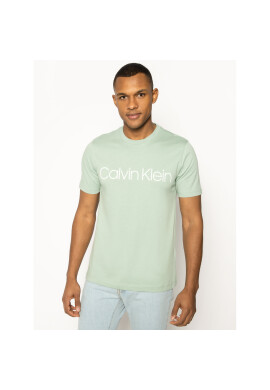 Calvin Klein Тишърт Front Logo K10K103078 Зелен Regular Fit - Pepit.bg