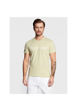 Calvin Klein Тишърт Front Logo K10K103078 Зелен Regular Fit - Pepit.bg