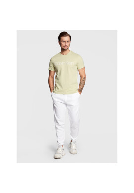 Calvin Klein Тишърт Front Logo K10K103078 Зелен Regular Fit - Pepit.bg