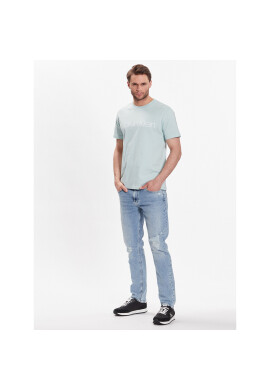 Calvin Klein Тишърт Front Logo K10K103078 Зелен Regular Fit - Pepit.bg