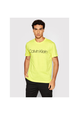 Calvin Klein Тишърт Front Logo K10K103078 Жълт Regular Fit - Pepit.bg