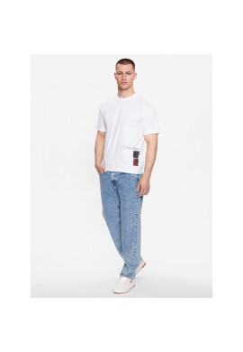 Calvin Klein Тишърт K10K111527 Бял Regular Fit - Pepit.bg