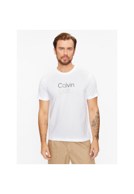 Calvin Klein Тишърт K10K111841 Бял Regular Fit - Pepit.bg
