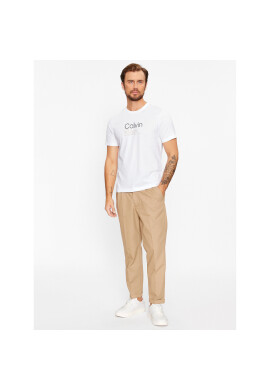 Calvin Klein Тишърт K10K111841 Бял Regular Fit - Pepit.bg