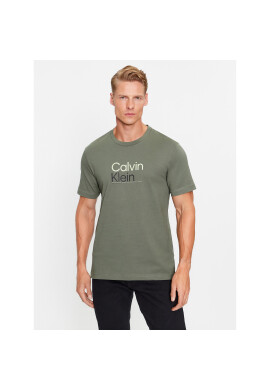 Calvin Klein Тишърт K10K111841 Зелен Regular Fit - Pepit.bg