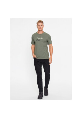 Calvin Klein Тишърт K10K111841 Зелен Regular Fit - Pepit.bg