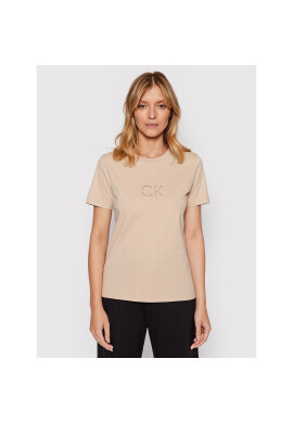 Calvin Klein Тишърт K20K203703 Бежов Regular Fit - Pepit.bg