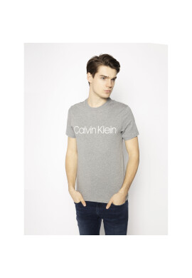 Calvin Klein Тишърт Logo K10K104063 Сив Regular Fit - Pepit.bg