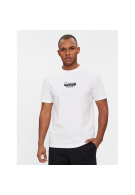 Calvin Klein Тишърт Logo K10K112395 Бял Regular Fit - Pepit.bg