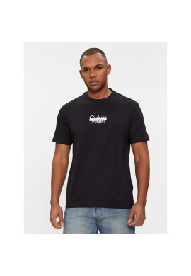 Calvin Klein Тишърт Logo K10K112395 Черен Regular Fit - Pepit.bg