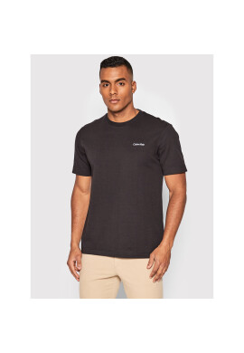 Calvin Klein Тишърт Micro Logo Interlock K10K109894 Черен Regular Fit - Pepit.bg