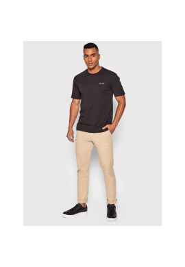 Calvin Klein Тишърт Micro Logo Interlock K10K109894 Черен Regular Fit - Pepit.bg